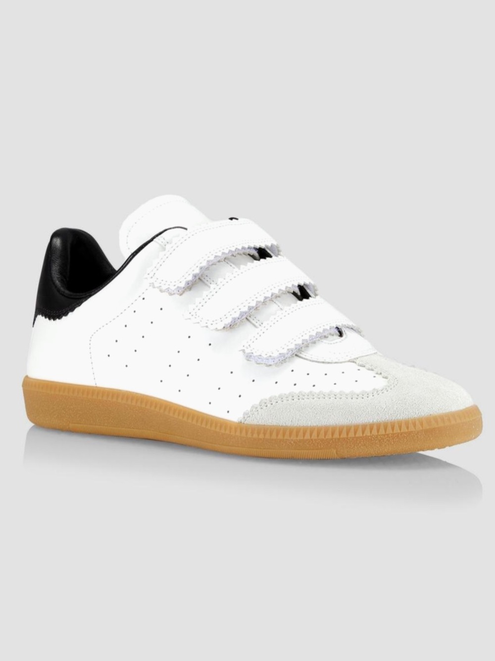 Isabel Marant Beth Leather Low-Top Sneakers Size 37
